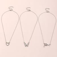 Children Butterfly Goblet Love Creative Cute Heart Necklace sku image 1