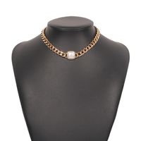 Retro Dicke Kette Halskette Damenmode Geometrische Kurze Halskette sku image 1