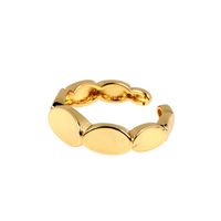 Fashion Golden Stitching Open Ring Wholesale main image 3