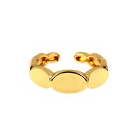 Fashion Golden Stitching Open Ring Wholesale main image 6