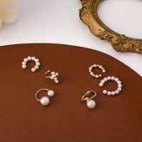 Fashion Alloy Pearl Three-piece Ear Bone Clip Set main image 1