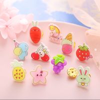 Vente En Gros Broche Pour Enfants De Fruits D&#39;animaux De Dessin Animé main image 3