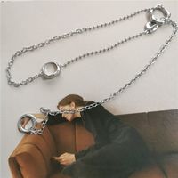 Fashion Irregular Pendent Chain Multi-layer Alloy Necklace main image 5