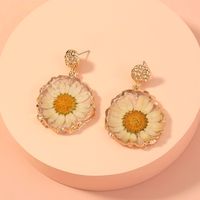 New Fashion Style Flower Pendant Earring main image 1