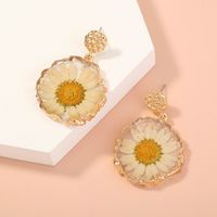 New Fashion Style Flower Pendant Earring main image 3