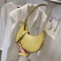 Simple Shoulder Bag Semicircle Bag Underarm Bag main image 1