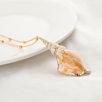 Simple Natural Shell Pendant Clavicle Chain sku image 9