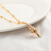 Simple Natural Shell Pendant Clavicle Chain sku image 10