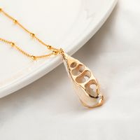 Simple Natural Shell Pendant Clavicle Chain sku image 14