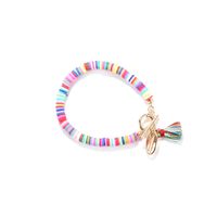 Wholesale Bohemian Shell Tassel Rainbow Color Bracelet sku image 6