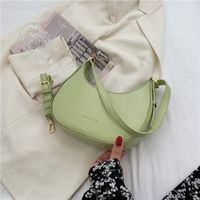 Simple Shoulder Bag Semicircle Bag Underarm Bag sku image 3