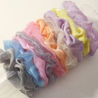Korean New Fashion Style Solid Color Hair Scrunchies Set main image 2