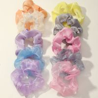 Korean New Fashion Style Solid Color Hair Scrunchies Set main image 5