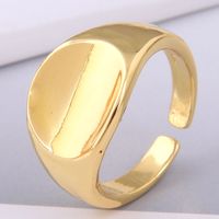 Korean Fashion New Style Copper Simple Open Ring sku image 1