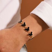 Fashion New Style Simple Five Butterfly Bracelets sku image 1