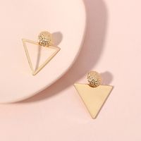 Wholesale Fashion Asymmetric Triangle Earrings main image 3
