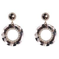 Fashion Geometric Rhinestone Resin Alloy Earrings Wholesale main image 2