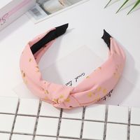 Korean Fabric Double Veil Wide-brimmed Headband Wholesale main image 4