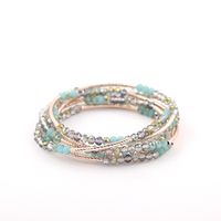 Bracelet En Cristal De Couleur Créative Multicouche Avec Perles Miyuki À La Mode main image 5