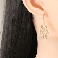 Fashion Creative Astronaut Star Alloy Earrings Wholesale main image 3