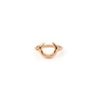 Wholesale Fashion Arc-shaped Horns Moon Ring sku image 1