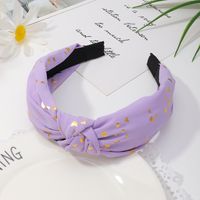 Korean Fabric Double Veil Wide-brimmed Headband Wholesale sku image 2