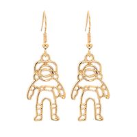 Fashion Creative Astronaut Star Alloy Earrings Wholesale sku image 1