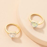 Wholesale Retro Heart Diamond Alloy Ring main image 4