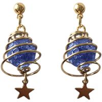 Fashion Blue Planet Star Alloy Earrings Wholesale main image 3