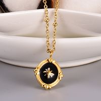 Fashion Eight-pointed Star Titanium Steel Necklace Wholesale main image 1