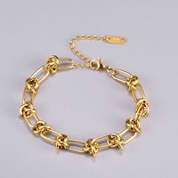 Heart 304 Stainless Steel Titanium Steel 18K Gold Plated No Inlaid Anklet In Bulk main image 1