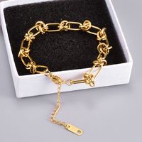 Heart 304 Stainless Steel Titanium Steel 18K Gold Plated No Inlaid Anklet In Bulk main image 3