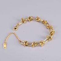 Heart 304 Stainless Steel Titanium Steel 18K Gold Plated No Inlaid Anklet In Bulk main image 6