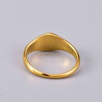 304 Stainless Steel Titanium Steel 18K Gold Plated Fashion Plating Inlaid Shell Heart No Inlaid main image 5