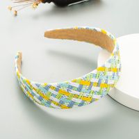 Fashion New Style Raffia Widened Headband Wholesale main image 3