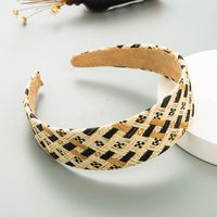 Fashion New Style Raffia Widened Headband Wholesale main image 4