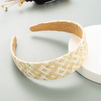 Fashion New Style Raffia Widened Headband Wholesale main image 5
