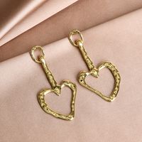 Wholesale Fashion Peach Heart Earrings main image 3