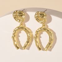 Fashion Geometric U-shaped Metal Earrings main image 3