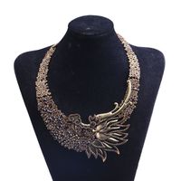 Fashion Geometric Rhinestone Alloy Necklace Wholesale main image 1