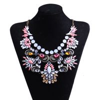 Fashion Geometric Rhinestone Short Necklace Wholesale main image 2