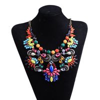 Fashion Geometric Rhinestone Short Necklace Wholesale main image 6