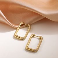 Wholesale Korean Geometric Square Alloy Earrings main image 3