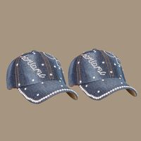 Fashion Blue Cowboy Bow Sunshade Wide Brim Cap Wholesale main image 3