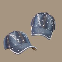 Fashion Blue Cowboy Bow Sunshade Wide Brim Cap Wholesale main image 4