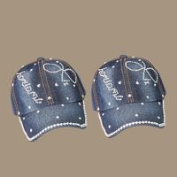 Fashion Blue Cowboy Bow Sunshade Wide Brim Cap Wholesale main image 5