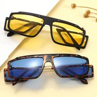 Gafas De Sol De Protección Uv Anti-azules Con Marco Cuadrado De Cuatro Lados A La Moda Al Por Mayor main image 6