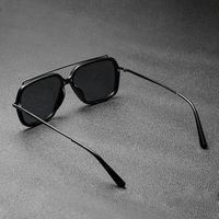 Fashion Wide Frame Metal Sunglasses Wholesale main image 5