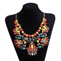 Fashion Geometric Rhinestone Short Necklace Wholesale sku image 3