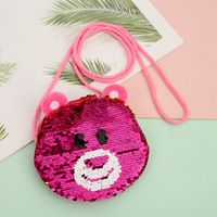 Cartoon Animal Sequin Children's Shoulder Bag sku image 4